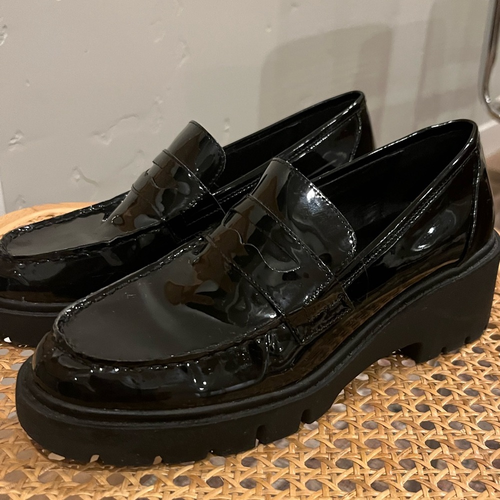 Lug sole loafer, by silent D for Anthropologie